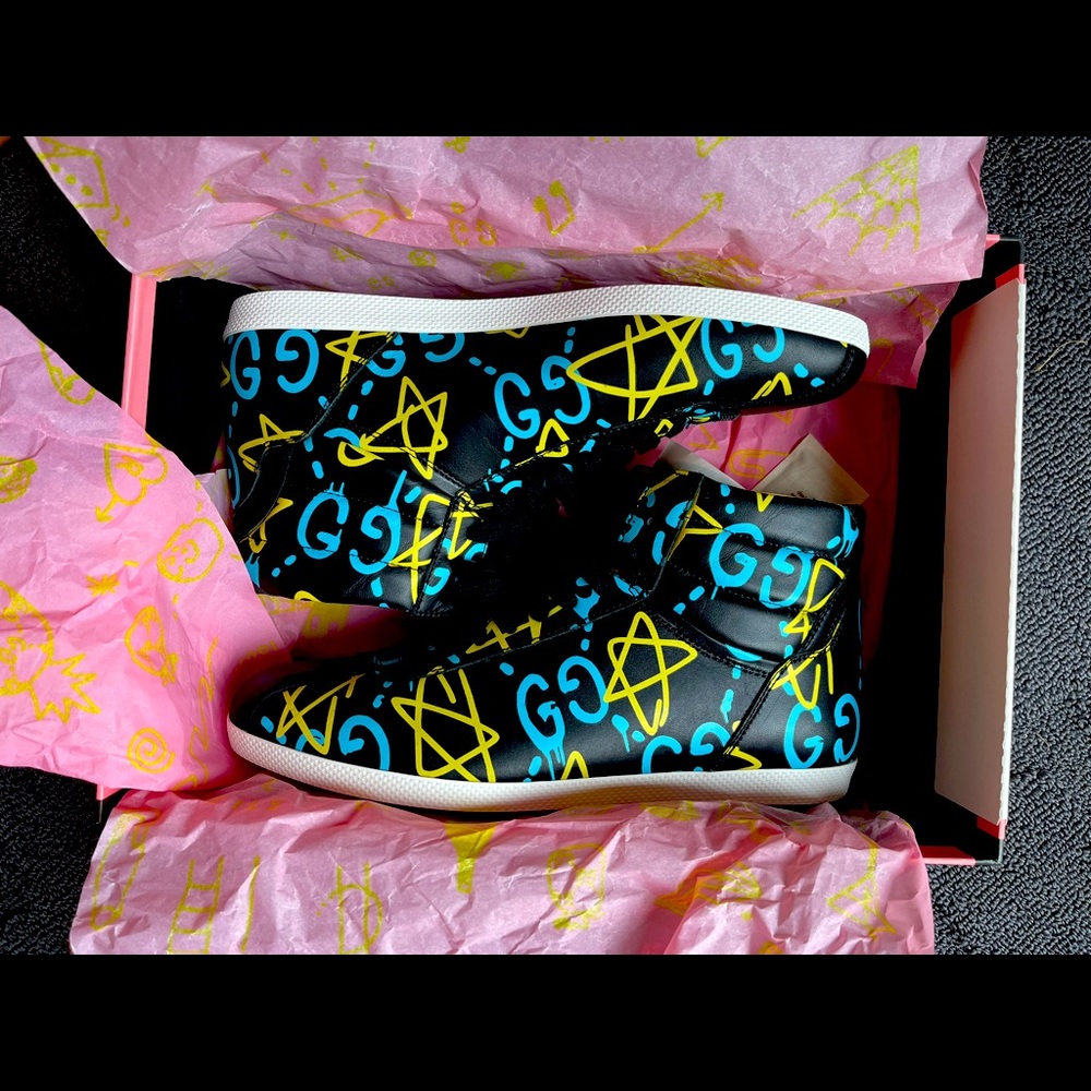 BNWT Women’s Gucci Apollo Star Tennis Shoes 38.5